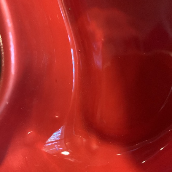 New Royal Norfolk red and green ceramic salsa dishes. Approx 4” x 7” x 2” - Picture 9 of 12